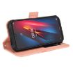 Ulefone Armor 8 Pink Leather Phone Case - Calf Pattern Skin Feel - 5