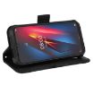 Ulefone Armor 8 Black Leather Phone Case - Calf Pattern Skin Feel - 5