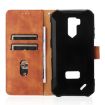 Ulefone Armor X9 Brown PU Phone Case - Magnetic Buckle Calf Texture - 4