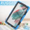 Samsung Galaxy Tab A8 10.5 2021 X200/X205 Silicone PC Case Black/Blue - 5