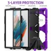 Samsung Galaxy Tab A8 10.5 2021 X200/X205 Purple Silicone PC Case - 4