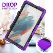Samsung Galaxy Tab A8 10.5 2021 X200/X205 Purple Silicone PC Case - 5