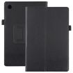 Samsung Galaxy Tab A8 10.5 2021 Black Leather Tablet Case - 1