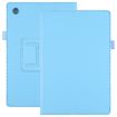 Samsung Galaxy Tab A8 10.5 2021 Sky Blue Leather Tablet Case - 1