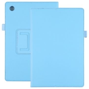Samsung Galaxy Tab A8 10.5 2021 Sky Blue Leather Tablet Case - 1