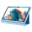 Samsung Galaxy Tab A8 10.5 2021 Sky Blue Leather Tablet Case - 7