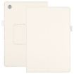 Samsung Galaxy Tab A8 10.5 2021 White Leather Tablet Case - 1