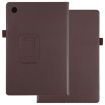 Samsung Galaxy Tab A8 10.5 2021 Brown Leather Tablet Case - 1