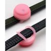 Pink Silicone Protective Case with Light for AirTag - Pet Collar Tracker - 3