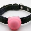 Pink Silicone Protective Case with Light for AirTag - Pet Collar Tracker - 4