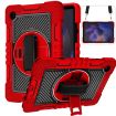 Samsung Galaxy Tab A8 10.5 2021 Red+Black 360 Rotating Case - 1