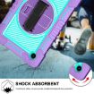 Samsung Galaxy Tab A8 10.5 2021 Case, 360 Rotation, Purple/Mint Green - 4