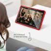Shockproof Red/Black Case for Samsung Galaxy Tab A8 10.5 2021 with Holder - 6