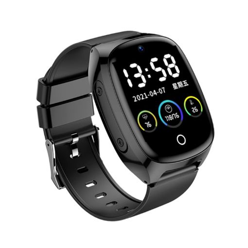 D300 Smart Watch 1.54" IPS Screen, 4G Video Call, Tracking, Black - 1