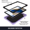 Samsung Galaxy Tab A8 10.5 2021 Beige Tablet Case - Raro Purple Holder - 4