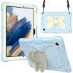 Samsung Galaxy Tab A8 10.5 2021 Case Beige PC + Silicone Holder - 2