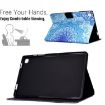 Samsung Galaxy Tab A 8.0 2019 Green Flower TPU Leather Case - 5