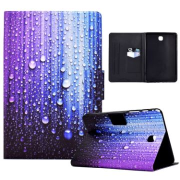 Samsung Galaxy Tab A 8.0 2015 TPU Leather Case - Water Droplets Design - 1