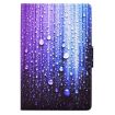 Samsung Galaxy Tab A 8.0 2015 TPU Leather Case - Water Droplets Design - 2
