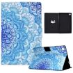 Samsung Galaxy Tab A7 10.4 2020 Green Flower TPU Leather Case - 1