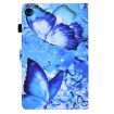 Samsung Galaxy Tab A8 Leather Case with Pen Slot - Butterflies Design - 3