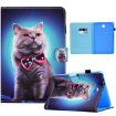 Samsung Galaxy Tab A 8.0 T350 Leather Case with Pen Slot - Bow Tie Cat - 1