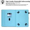 10" Tablet Case with Pen Slot - Bow Tie Cat Design, Leather Cover - 6