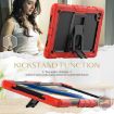 Samsung Galaxy Tab A8 10.5 2021 Shockproof Case, Black/Red Silicone+PC - 3