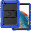 Samsung Galaxy Tab A8 10.5 2021 Shockproof Case - Black/Blue Silicone+PC - 2