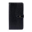 Ulefone Note 13P Crocodile Texture Flip Leather Case - Black - 2