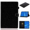 Samsung Galaxy Tab A8 10.5 2021 Glitter Leather Case - Black - 1