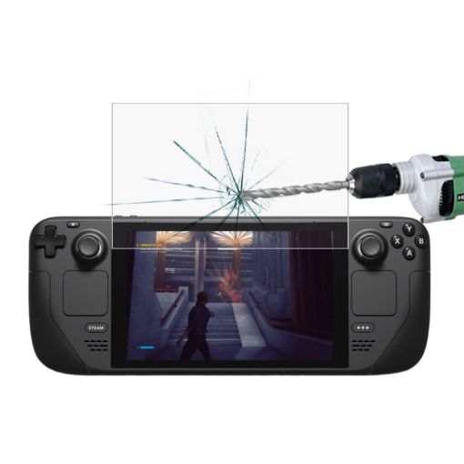 Steam Deck Game Console 0.26mm 9H 2.5D Tempered Glass Film - 1