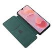 Ulefone Note 12P Green PU Flip Case - Carbon Fiber Texture Cover - 5