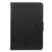 Samsung Galaxy Tab A8 10.5 2021 Butterfly Flower Leather Case Black - 2