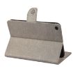 Samsung Galaxy Tab A8 10.5 2021 Butterfly Flower Leather Case Grey - 6