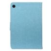 Samsung Galaxy Tab A8 10.5 2021 Butterfly Flower Leather Case Blue - 3