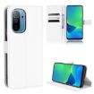 Ulefone Note 13P White Leather Phone Case - Diamond Texture Cover - 1