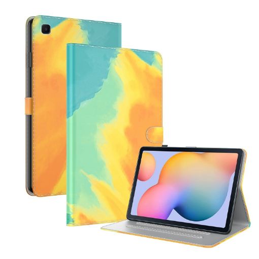Samsung Galaxy Tab S5e T720/T725 Autumn Leaves Flip Leather Case - 1
