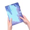 Samsung Galaxy Tab S5e T720/T725 Watercolor Flip Leather Case Snow - 6