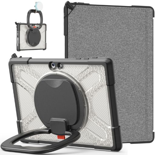 Microsoft Surface Go 1/2/3 Transparent TPU + PC Tablet Case - 1