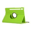 Samsung Galaxy Tab S8 Ultra Green Litchi Leather 360 Rotating Case - 5