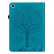 Samsung Galaxy Tab A8 10.5 2021 Tree & Deer Leather Case Blue - 3