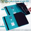 Samsung Galaxy Tab A8 10.5 2021 Tree & Deer Leather Case Blue - 4