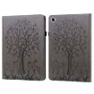 Samsung Galaxy Tab A8 10.5 2021 Tree & Deer Leather Case Grey - 1