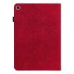 Samsung Galaxy Tab A8 10.5 2021 Red Peacock Embossed Leather Case - 3