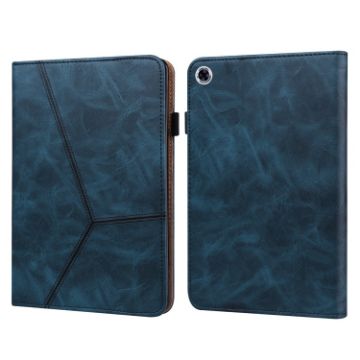 Samsung Galaxy Tab A8 10.5 (2021) Blue Embossed Leather Case - 1
