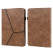 Brown Embossed Striped Leather Case for iPad 10.2/Pro 10.5 (2019) - 1