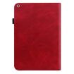 Red Embossed Striped Leather Case for iPad 10.2 2019/Pro 10.5 Inch - 3