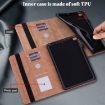Red Embossed Striped Leather Case for iPad 10.2 2019/Pro 10.5 Inch - 4
