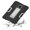 Galaxy Tab A 8.0 (2018) T387 Black/Grey Silicone PC Case with Holder - 5